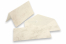 Marmoroitu kirjekuori (110 x 220 mm) ja kortti (105 x 210 mm) - ruskea marmori, ei vuorausta | PIT Packaging.fi | Kirjekuorimaa