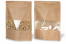 Pystypussi ikkunallinen - ruskea, 250 x 340 x 120 mm, 3000 ml | PIT Packaging.fi | Kirjekuorimaa