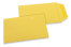 Kirjepussi värillinen - Leinikinkeltainen, 85 x 125 mm | PIT Packaging.fi | Kirjekuorimaa