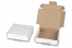 Koottavat postituslaatikot - valkoinen, 110 x 110 x 28 mm | PIT Packaging.fi | Kirjekuorimaa