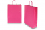 Paperikassi kierretyt kahvat - kirkkaanpinkki, 320 x 120 x 410 mm, 100 g | PIT Packaging.fi | Kirjekuorimaa