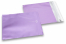 Liilat mattametalliset foliokirjekuoret - 165 x 165 mm | PIT Packaging.fi | Kirjekuorimaa