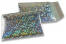 Kuplapussi EKO metallinhohtoinen - hopea, holografinen 180 x 250 mm | PIT Packaging.fi | Kirjekuorimaa