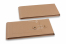 Kirjekuoret narusuljennalla - 110 x 220 x 25 mm, ruskea | PIT Packaging.fi | Kirjekuorimaa