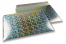 Kuplapussi EKO metallinhohtoinen - hopea, holografinen 320 x 425 mm | PIT Packaging.fi | Kirjekuorimaa