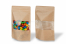 Pystypussi ikkunallinen - ruskea, 160 x 270 x 80 mm, 750 ml | PIT Packaging.fi | Kirjekuorimaa
