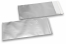 Hopeiset mattametalliset foliokirjekuoret - 110 x 220 mm | PIT Packaging.fi | Kirjekuorimaa