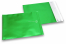 Vihreät mattametalliset foliokirjekuoret - 165 x 165 mm | PIT Packaging.fi | Kirjekuorimaa