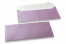 Värilliset helmiäiskuoret, liila - 110 x 220 mm | PIT Packaging.fi | Kirjekuorimaa