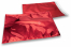 Värilliset metallinhohtoiset foliokuoret, punainen - 229 x 324 mm | PIT Packaging.fi | Kirjekuorimaa