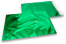 Värilliset metallinhohtoiset foliokuoret, vihreä - 320 x 430 mm | PIT Packaging.fi | Kirjekuorimaa