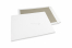 Kartonkitaustaiset kirjekuoret - 400 x 500 mm, edessä valkoinen kraft 120 gr, takana 700 g harmaa duplex, ei liimaa / ei tarranauhaa | PIT Packaging.fi | Kirjekuorimaa