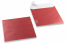 Värilliset helmiäiskuoret, punainen - 170 x 170 mm | PIT Packaging.fi | Kirjekuorimaa