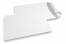 Valkoiset paperikirjekuoret, 220 x 312 mm (EA4), 120 gramman, tarrasuljenta | PIT Packaging.fi | Kirjekuorimaa