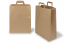 Paperikassi litteät kahvat - ruskea, 320 x 140 x 420 mm | PIT Packaging.fi | Kirjekuorimaa