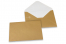 Värilliset korttikuoret - kulta, 114 x 162 mm | PIT Packaging.fi | Kirjekuorimaa