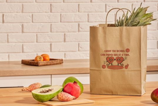 Paperikassi kierretyt kahvat | PIT Packaging.fi | Kirjekuorimaa
