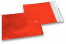 Punaiset mattametalliset foliokirjekuoret - 165 x 165 mm | PIT Packaging.fi | Kirjekuorimaa