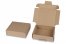Koottavat postituslaatikot - ruskea, 110 x 110 x 28 mm | PIT Packaging.fi | Kirjekuorimaa