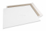 Kartonkitaustaiset kirjekuoret - 550 x 700 mm, edessä valkoinen kraft 120 gr, takana 700 g harmaa duplex, ei liimaa / ei tarranauhaa | PIT Packaging.fi | Kirjekuorimaa