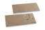 Kirjekuoret narusuljennalla - 110 x 220 mm, ruskea voimapaperi | PIT Packaging.fi | Kirjekuorimaa