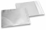Hopeiset mattametalliset foliokirjekuoret - 165 x 165 mm | PIT Packaging.fi | Kirjekuorimaa