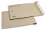 Ruskeat ruohopaperista valmistetut kuplapussit - 220 x 340 mm | PIT Packaging.fi | Kirjekuorimaa
