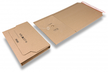 Kirjapakkaus toimitetaan litteänä - ruskea | PIT Packaging.fi | Kirjekuorimaa