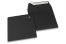 Värilliset paperikirjekuoret, musta - 160 x 160 mm | PIT Packaging.fi | Kirjekuorimaa