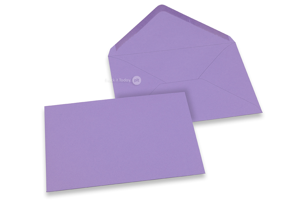 Värilliset korttikuoret - violetti, 125 x 175 mm
