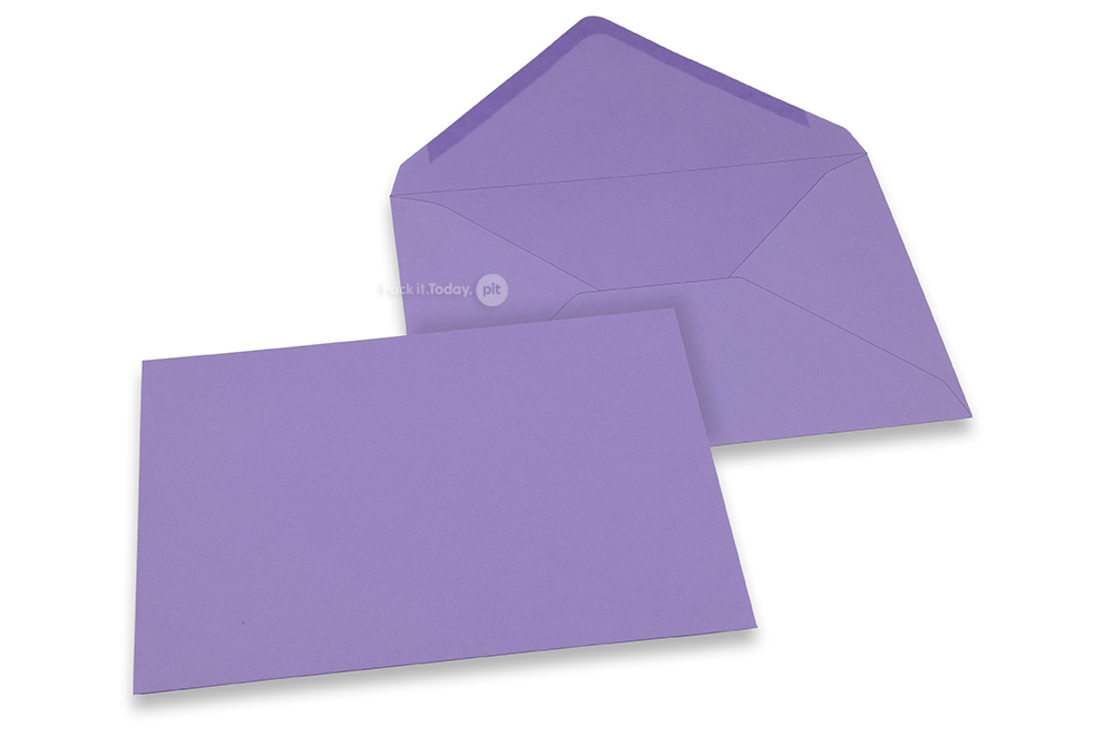 Värilliset korttikuoret - violetti, 162 x 229 mm