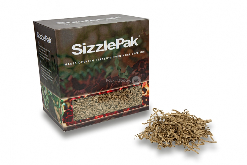 Paperisilppu SizzlePak - Ruskea voimapaperi (neutraali) (1,25 kg), 100 gramman paperia