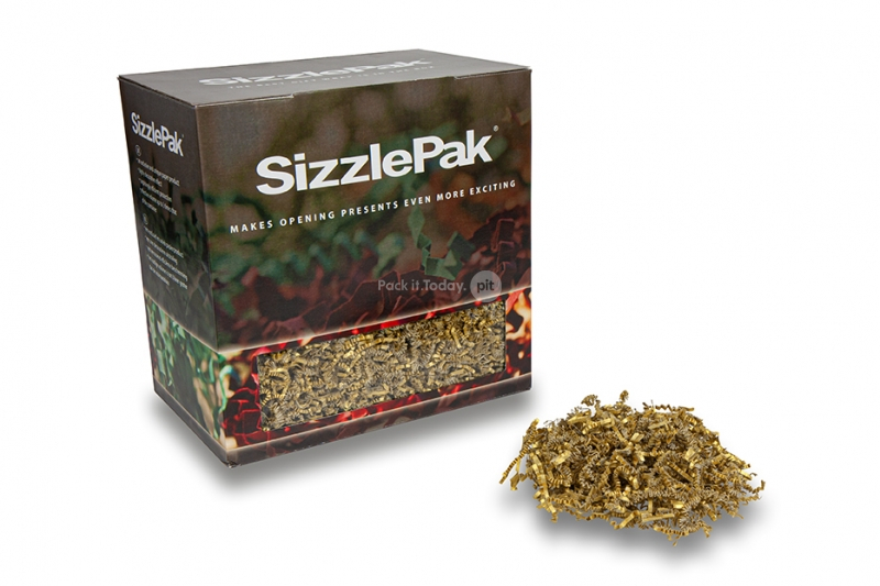 Paperisilppu SizzlePak - Kullanvärinen (1,25 kg), 120 gramman paperia