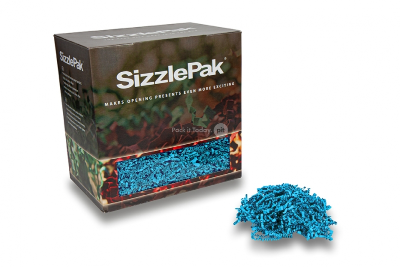 Paperisilppu SizzlePak - Turkoosi (1,25 kg), 80 gramman paperia