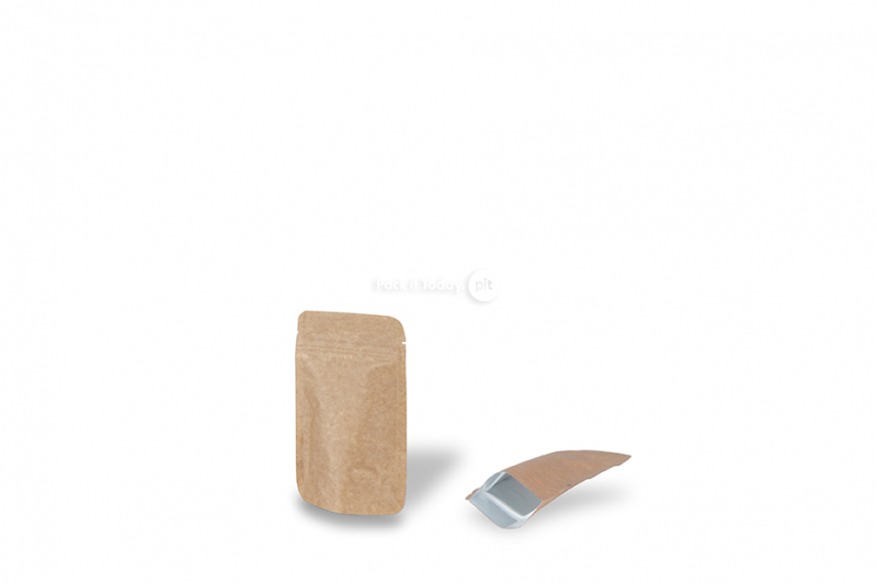 Pystypussi ruskea voimapaperi - 85 x 145 x 50 mm, 100 ml
