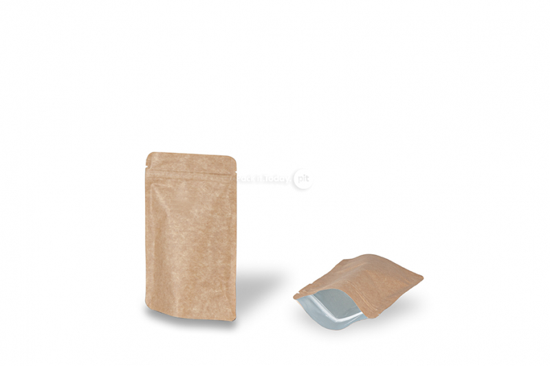 Pystypussi ruskea voimapaperi - 110 x 185 x 70 mm, 250 ml