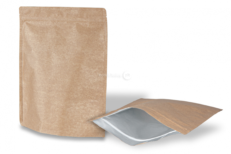 Pystypussi ruskea voimapaperi - 250 x 340 x 120 mm, 3000 ml
